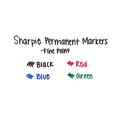 Sharpie Extreme Permanent Markers, 4Pack, Assorted Colors (1927154