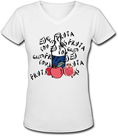 Women's V-neck Tshirt, Juice Cotton Printed Short Sleeve Tops Shirts