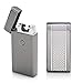 AceFox USB Rechargeable Lighter Dual Arc Electronic Windproof Flameless Lighter with Gift Box , Black