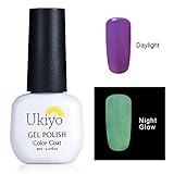 Ukiyo Night Glow Gel Nail Polish Effect UV LED Soak Off UV LED 8ml/0.27fl.oz Dramatic Manicure Decor Kit Nail Art 6722