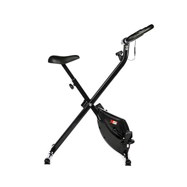 XS Sports B210 Folding Magnetic Exercise Bike - Indoor Fitness Equipment - Stationary Upright Gym Cycle and Foldable…