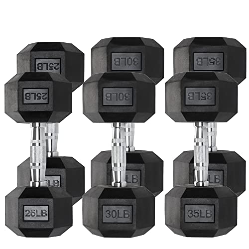 thumbnail image 2 of Iron Crush Hex Dumbbells - PVC Coated Weight Sets From 3LB To 50LB Pairs 2 of 13