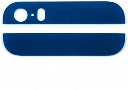 Top Bottom Glass Cover Replacement Compatible With iPhone 5S Blue - All Repair Parts USA Seller