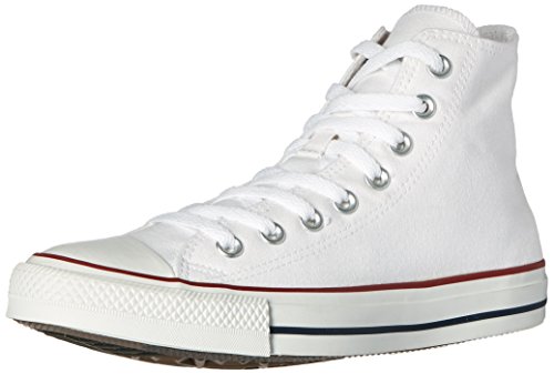 Converse Unisex Chuck Taylor All Star High Top Sneakers Black/White (36 M EU/5.5 B(M) US Women/3.5 D(M) US Men, Optical White)