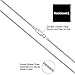 Kooljewelry Sterling Silver Round Wheat Chain Necklace (1.5 mm, 16 inch)