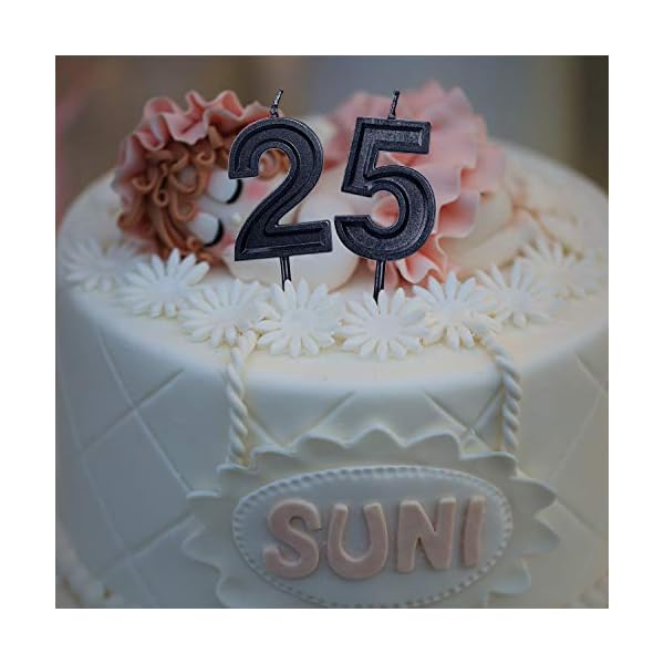 Luter Black Glitter Happy Birthday Cake Candles Number Candles Number 0 Birthday Candle Cake Topper Decoration For Party Blinkee Com