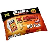 Grabber Warmers Big Pack Adhesive Toe Warmers, 8 Pairs, Tan, TWES8DISPLAYUSA