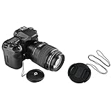 Insten LENS CAP Compatible with FUJI S1000FD S1000 FinePix CAMERA+HOLDER