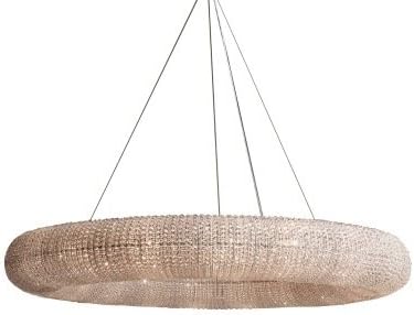 Crystal Chandelier Lighting Modern Personality Luxurious Floating Orb Pendant Lamp-Good for Dining Room, Foyer, Entryway, Family Room and More