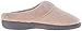 isotoner Women's Classic Hoodback W Memory Foam, Taupe, 6.5-7