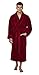 Arus Men's Shawl Fleece Bathrobe Turkish Soft Plush Robe