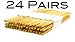 24 PAIRS 7A NYLON TIP NATURAL MAPLE WOOD DRUMSTICKS 48 DRUM STICKS 7AN