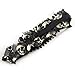 Unlimited Wares Grey Skull Tactical Assisted Opening Folding Knife 4.75-Inch Closed