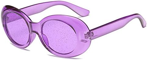 Vintage Bold Retro Clout Goggles Glitter Shiny Crystal Frame Kurt Cobain Sun Glasses