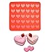 Xiaolanwelc@ 30 Holes Silicone Macarons Mat Heart Shape Macaron Dessert Mold Pad Oven Baking Tray DIY Kitchen Baking Pastry Tools