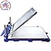 New Type 1 Color 1 Station Screen Printing Press Screen Printer Machine Screen Press Micro Adjust 20x24 Pallet