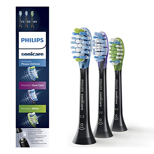 Philips Sonicare Replacement HX9073/33 Original Premium Replacement Brush Heads for Smart Car – Black