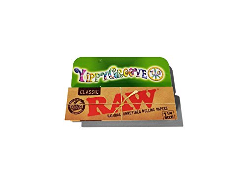 The Exceptional Brass Pipe Screen-Made in the USA-in a Collectible Limited Edition YippyGroove StashTin®-For a More Enjoyable, Cleaner, Ash-Free Smoke (Size ¾/.75") (100)