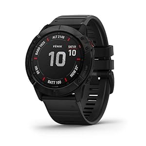 Garmin fenix 6X Pro , Premium Multisport GPS Watch, Features Mapping, Music, Grade-Adjusted Pace Monitoring and Pulse Ox…