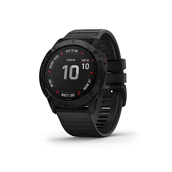 Garmin fenix 6X Pro , Premium Multisport GPS Watch, Features Mapping, Music, Grade-Adjusted Pace Monitoring and Pulse Ox…