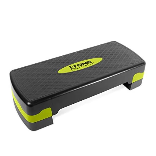 Tone Fitness Compact Aerobic Step Platform | Exercise Step