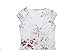 Women's Floral Tie Waist Split Flowy Party Long Beach Maxi Dress, White, Large
