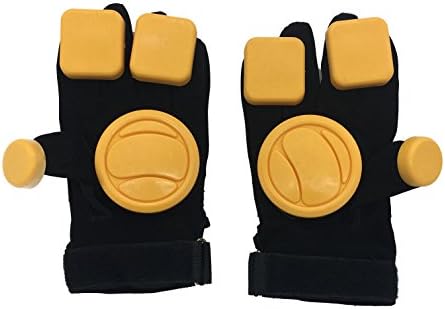 TaktZeit Longboard Gloves Downhill with Slider Pucks Skateboard Gloves for Freestyle Downhill Slide Drift Longboarding Gloves