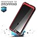 SUPCASE iPhone 7 Plus Case, iPhone 8 Plus Case, Unicorn Beetle Series Premium Hybrid Protective Frost Clear Case for Apple iPhone 7 Plus 2016 / iPhone 8 Plus 2017 (Red/Black)