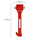 LOYMR 2 PCS Car Safety Hammer - Auto Car Window Glass Hammer Breaker and Auto Safety Seatbelt Cutter 2-in-1Escape Tool