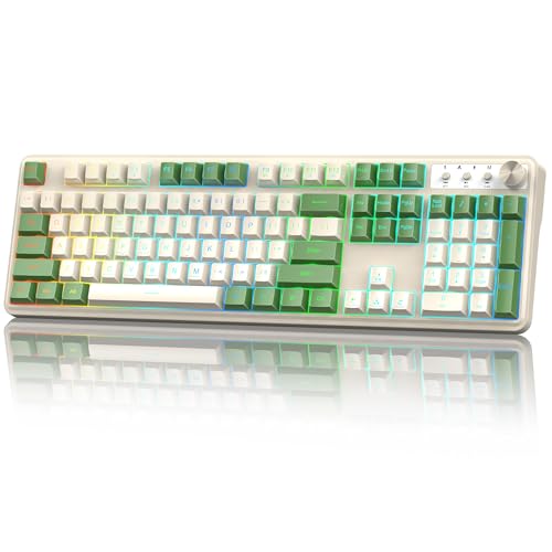 Redragon RM104 Wireless Gaming Keyboard White & Green