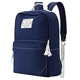 School Backpack,Bagerly Lightweight Canvas Book Bags Shoulder Daypack Laptop Bag [80% OFF with code U6ERHK87] (Candy-blue)