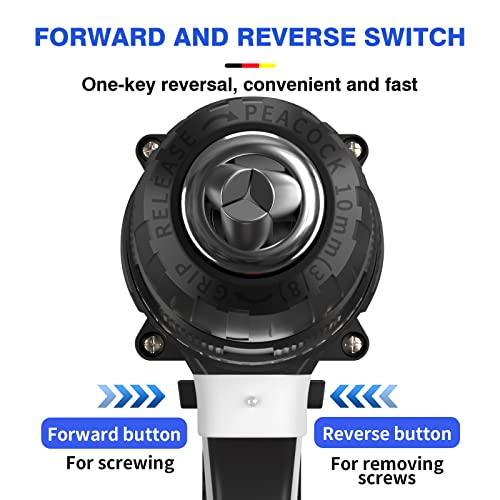 Cordless Power Drill Set Electric Screwdriver Drill Set with 2-Variable Speed, 25+1 Torque with Led Light,21V Li-ion Battery&Fast Charger,3/8