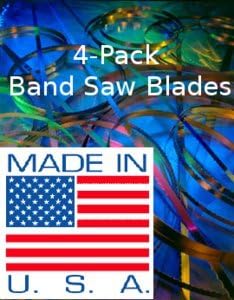 4-pack Meat Band Saw Blades - Choose Length &amp; Tpi