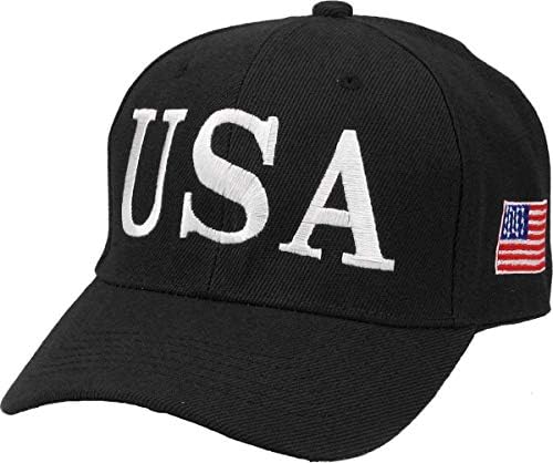 LOKIDVE USA American Flag Baseball Cap Embroidered Polo Style Military Army Hat