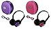 2 Pack Kid Sized Wireless Infrared Car DVD IR Automotive Colored Adjustable 2 Channel Headphones With Case and 3.5mm Auxiliary Cord. Note: Will Not Work on 2017+ GM's or Pacifica