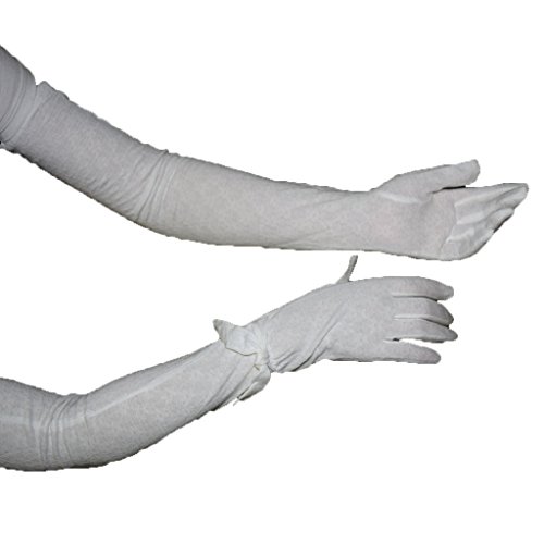 E2shop Summer Sun Uv Protection Driving Gloves Anti-skid(white)