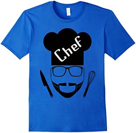 Men's Funny Chef Cook Shirts Tshirts Tees Kitchen Cuisine Gift XL Royal Blue