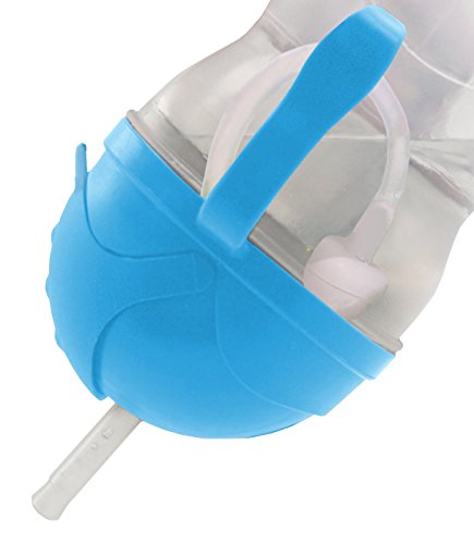 b.box Sippy Cup with Innovative Weighted Straw | Easy-Grip Handles | Color: Blueberry | 8 oz. | BPA-Free | Phthalates & PVC Free | Dishwasher Safe