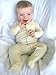 L'ovedbaby Baby Girls Organic Snap One-Piece Footies, Buttercream, 9-12 Months US