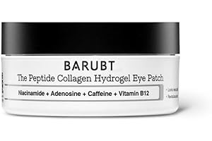 BARUBT Peptide Collagen Hydrogel Eye Patch with, for Dark Circles, Wrinkles, Puffiness