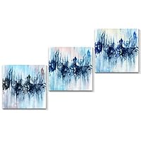 3 Piece Canvas Wall Art Abstract Color Canvas Prints Home Artwork Decoration for Living Room,Bedroom - 12