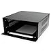 StarTech.com 4U Vertical Wall-Mount Server Rack Enclosure - 18.9in deep - 2 Post - 61lb - 19in Low Profile Steel Network Equipment Cabinet (RK419WALVO)
