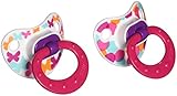 NUK Baby Talk Puller Pacifier in Assorted Colors and Styles, 0-6 Months
