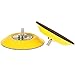SPTA 3Inch (80mm) 5/16-24 Thread PU Hook&Loop Backer Backing Pad For Air Sander And Dual Action Car Polisher Pack Of 2Pcs