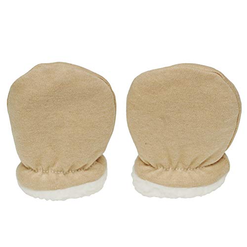 Paladoo Baby Mittens Sherpa Lined Fleece 0-24 Months Winter (0-6 Mouths 2 Pairs)