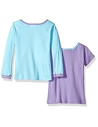 Conjunto de pijama de algodón de 4 piezas Frozen de Disney para niñas