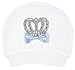 Lilax Baby Boy Crown Jewels Layette 3 Piece Gift Set 0-3 Months Blue