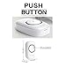 Physen Model CW Waterproof Wireless Doorbell kit with 3 Push Buttons and 2 Plugin Receivers Operating at 1000ft Range,4 Volume Levels and 52 Melodies Chimes,No Batteries Required for Receiver