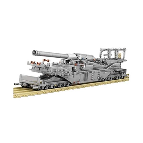 XHH Panzer-Militär-Panzer-Baukasten, 1:72 Dora-Kanonen-Panzer-Modellbausätze, 3846-teiliger Baustein, kompatibel mit… – Bild 3