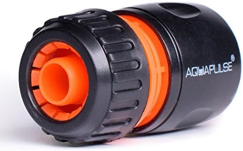 Garden Hose Quick connector with 5/8-Inch and 1/2-Inch aquapulse, Hose Repair Connector, hose connectors quick connect, water hose quick connector, hose quick connector